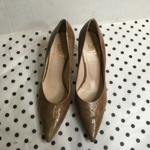 France Mode Womens Patent Leather High Block Pump